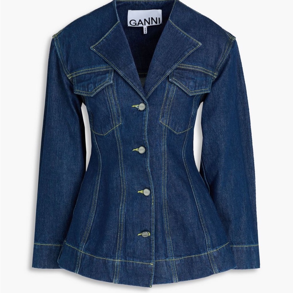 GANNI Denim Jacket - Blue